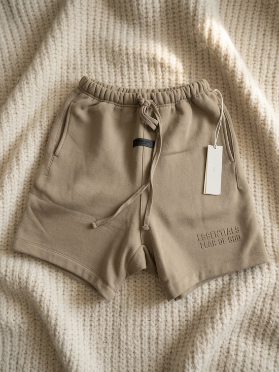 Other - ESSENTIALS Fear of God Drawstring Shorts Wood Color